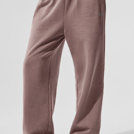 alo Women's Accolade Straight Leg Sweatpant - Mushroom
