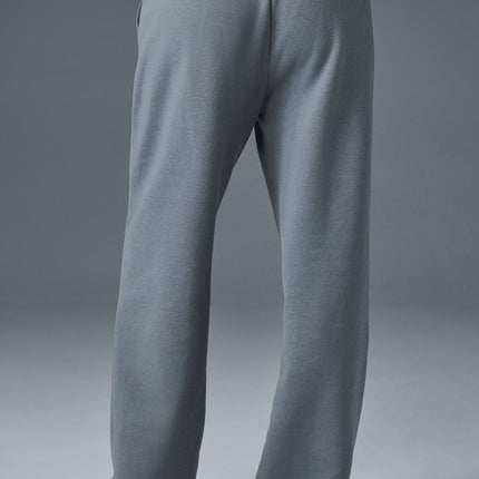 alo Women's Accolade Straight Leg Sweatpant - Steel Grey