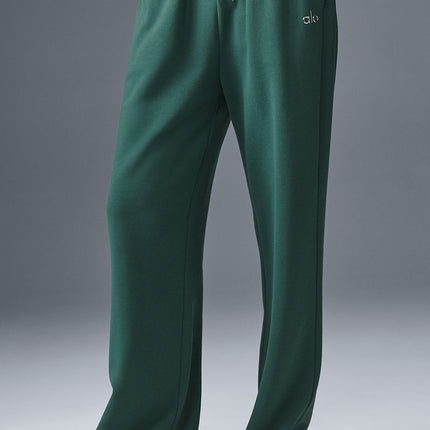 alo Women's Accolade Straight Leg Sweatpant - Winter Ivy