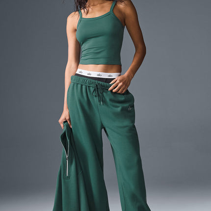 alo Women's Accolade Straight Leg Sweatpant - Winter Ivy
