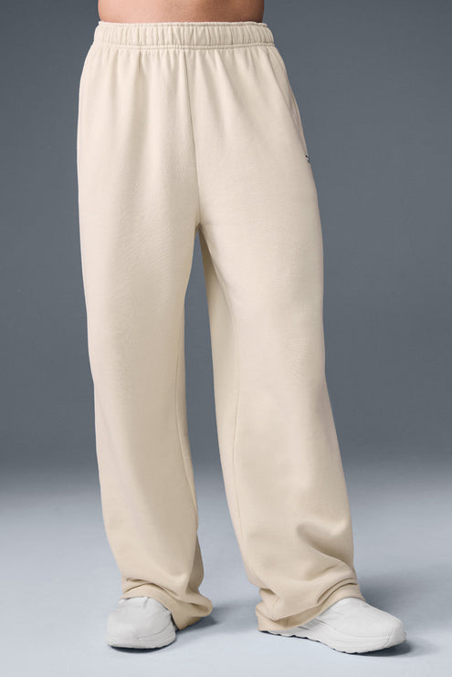 alo Men's Accolade Straight Leg Sweatpant - Oat Milk