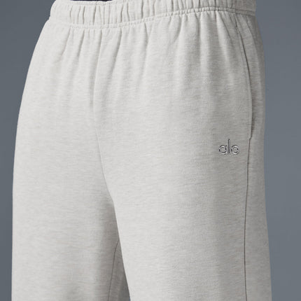 alo Men's Accolade Straight Leg Sweatpant - White Heather