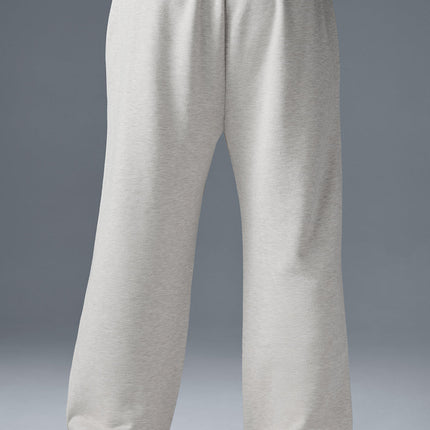 alo Men's Accolade Straight Leg Sweatpant - White Heather