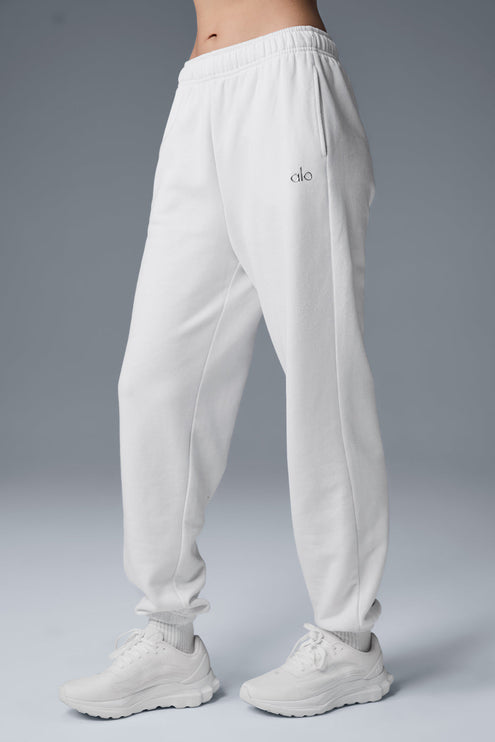 alo Women's Accolade Sweatpant - White