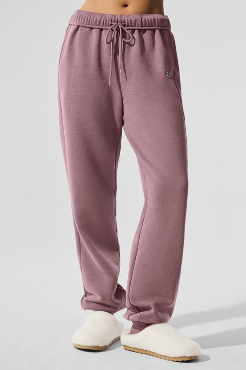 alo Women's Accolade Sweatpant - Smoky Quartz
