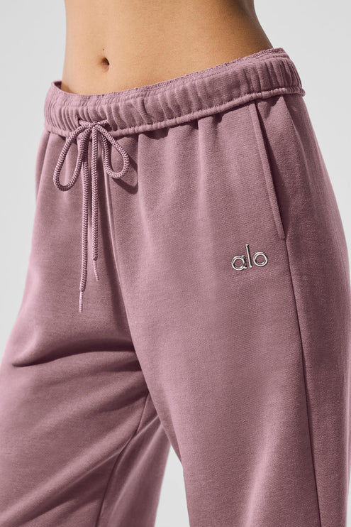alo Women's Accolade Sweatpant - Smoky Quartz