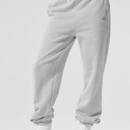 alo Women's Accolade Sweatpant - Athletic Heather Grey