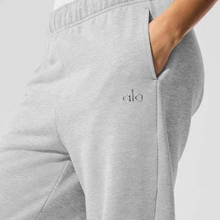 alo Women's Accolade Sweatpant - Athletic Heather Grey