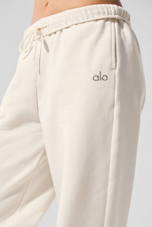 alo Women's Accolade Sweatpant - Ivory
