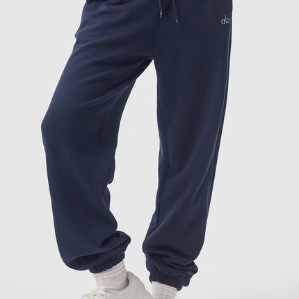 alo Women's Accolade Sweatpant - Navy