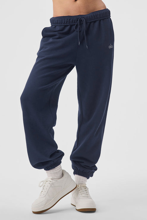 alo Women's Accolade Sweatpant - Navy