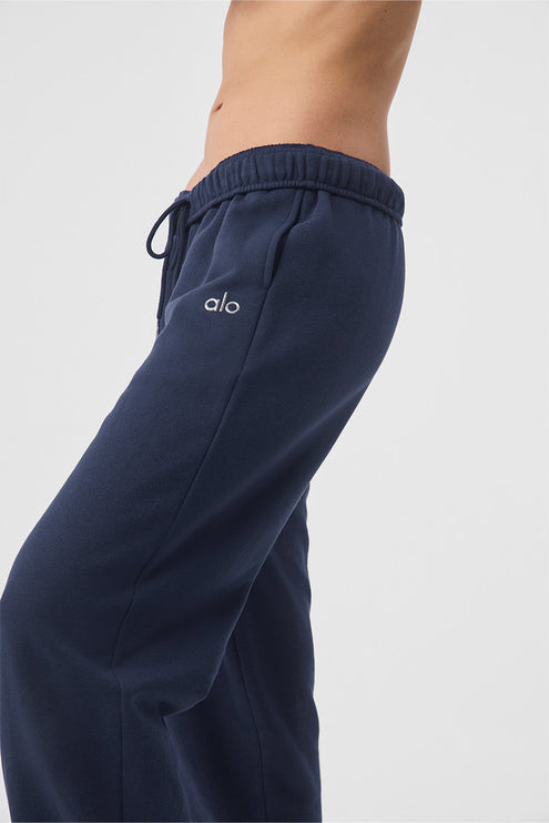 alo Women's Accolade Sweatpant - Navy