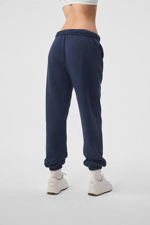 alo Women's Accolade Sweatpant - Navy