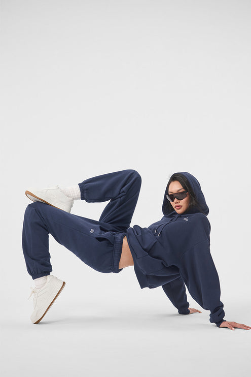 alo Women's Accolade Sweatpant - Navy