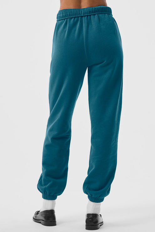 alo Women's Accolade Sweatpant - Oceanic Teal