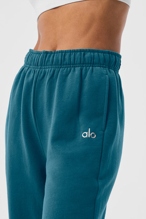 alo Women's Accolade Sweatpant - Oceanic Teal