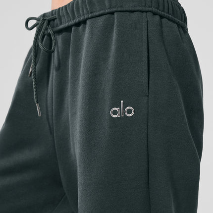 alo Women's Accolade Sweatpant - Charcoal Green
