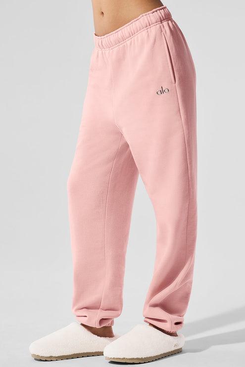 alo Women's Accolade Sweatpant - Pink Quartz