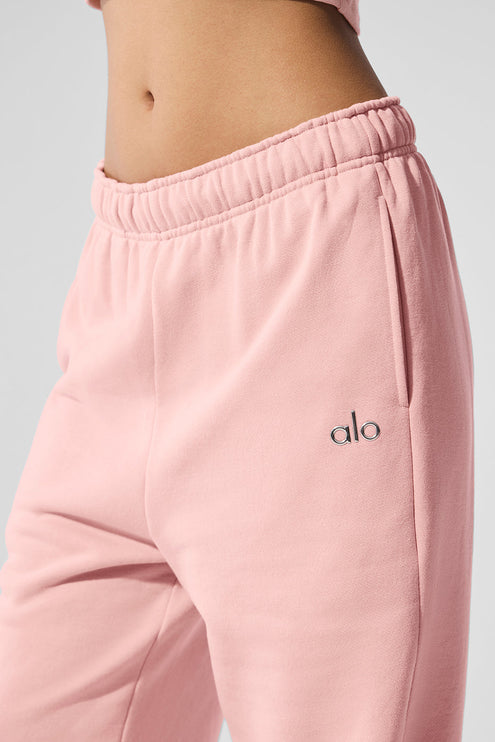 alo Women's Accolade Sweatpant - Pink Quartz