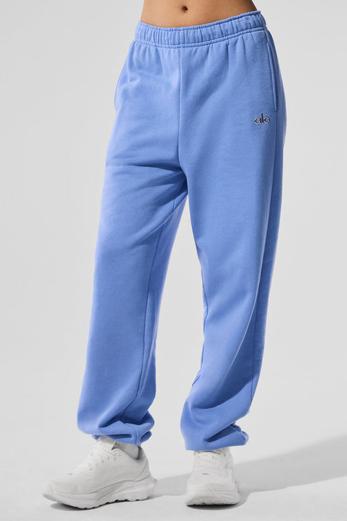 alo Women's Accolade Sweatpant - Crystal Clear Blue