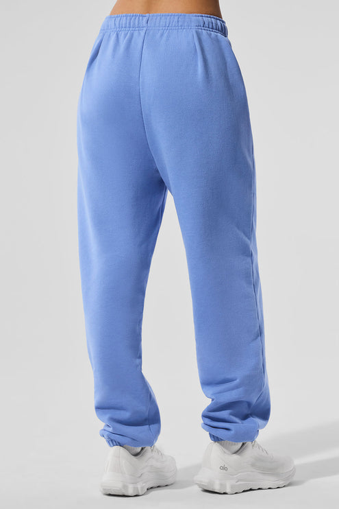 alo Women's Accolade Sweatpant - Crystal Clear Blue