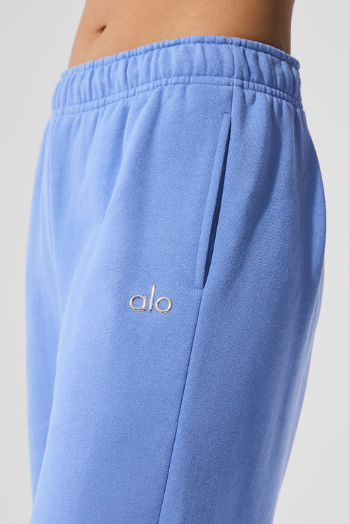 alo Women's Accolade Sweatpant - Crystal Clear Blue