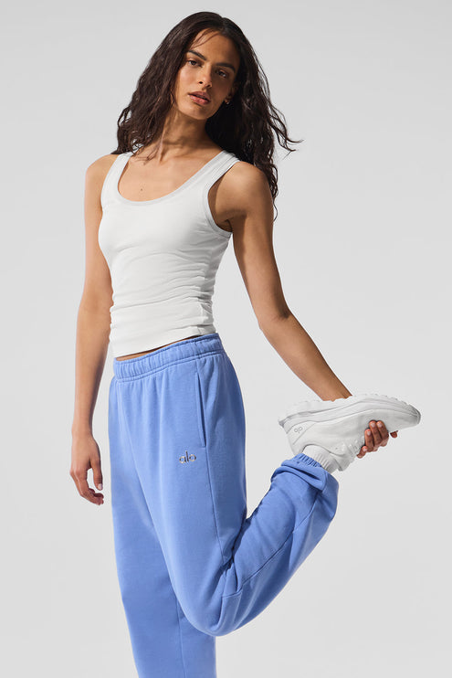alo Women's Accolade Sweatpant - Crystal Clear Blue