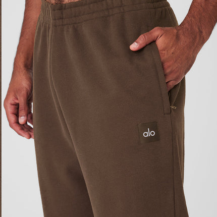 alo Men's Cuffed Renown Heavy Weight Sweatpant - Espresso