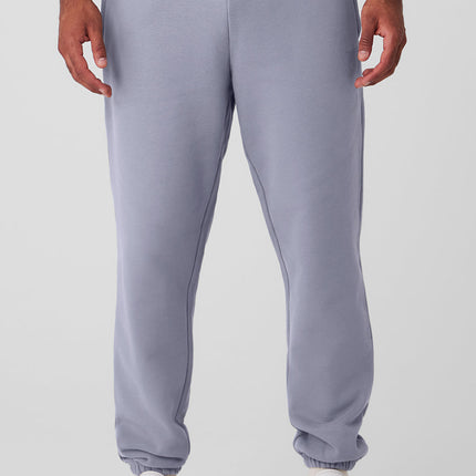 alo Men's Cuffed Renown Heavy Weight Sweatpant - Fog