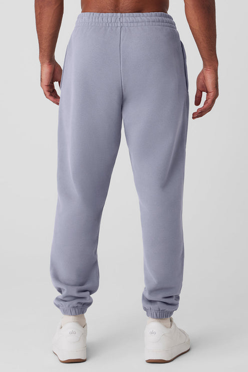 alo Men's Cuffed Renown Heavy Weight Sweatpant - Fog