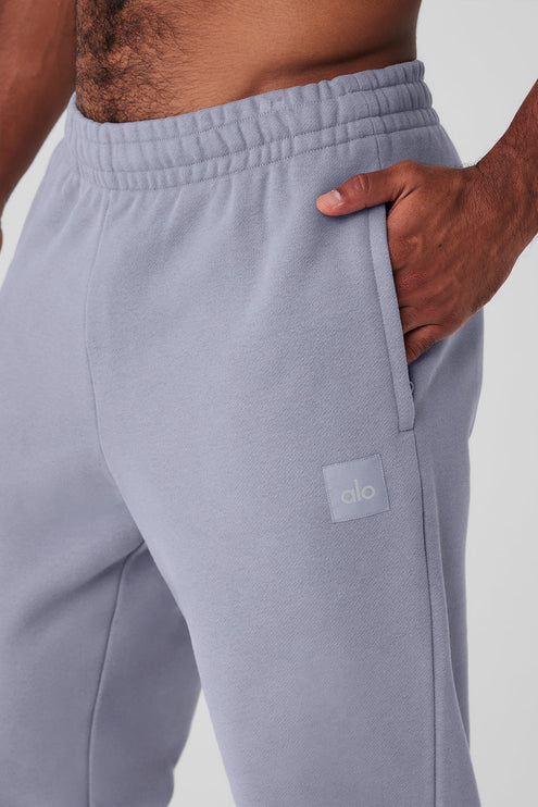 alo Men's Cuffed Renown Heavy Weight Sweatpant - Fog