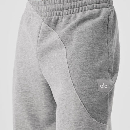 alo Men's Make Waves Sweatpant - Athletic Heather Grey Tonal