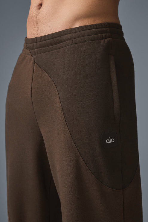 alo Men's Make Waves Sweatpant - Espresso Tonal