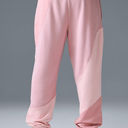 alo Men's Make Waves Sweatpant - Sunset Pink Tonal