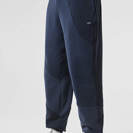 alo Men's Make Waves Sweatpant - Navy Tonal