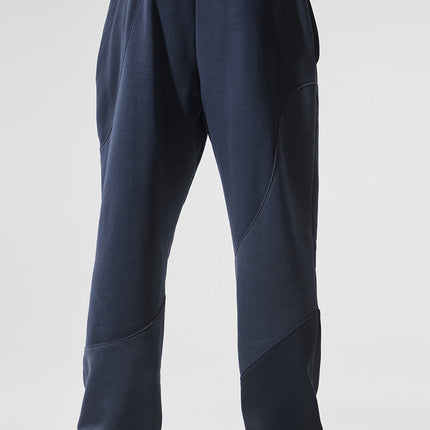 alo Men's Make Waves Sweatpant - Navy Tonal