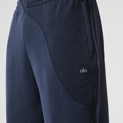 alo Men's Make Waves Sweatpant - Navy Tonal