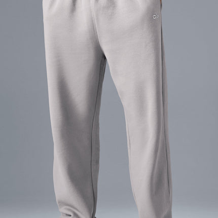 alo Men's Washed Accolade Straight Leg Sweatpant - Grey Sky Wash
