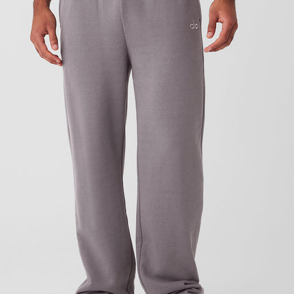 alo Men's Washed Accolade Straight Leg Sweatpant - Cool Grey Wash
