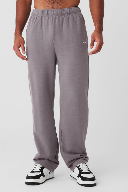 alo Men's Washed Accolade Straight Leg Sweatpant - Cool Grey Wash
