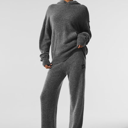 alo Women's New Class Cashmere Sweatpant - Platinum Grey