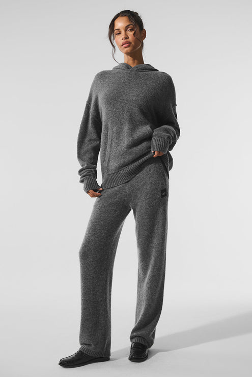 alo Women's New Class Cashmere Sweatpant - Platinum Grey