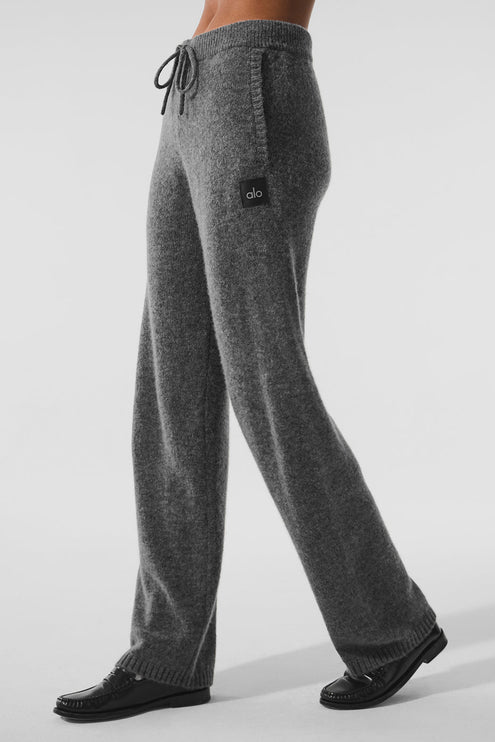 alo Women's New Class Cashmere Sweatpant - Platinum Grey
