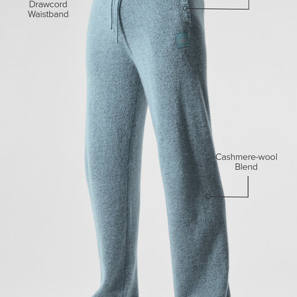 alo Men's New Class Cashmere Sweatpant - Celestial Blue Granite Heather