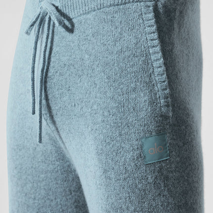 alo Men's New Class Cashmere Sweatpant - Celestial Blue Granite Heather