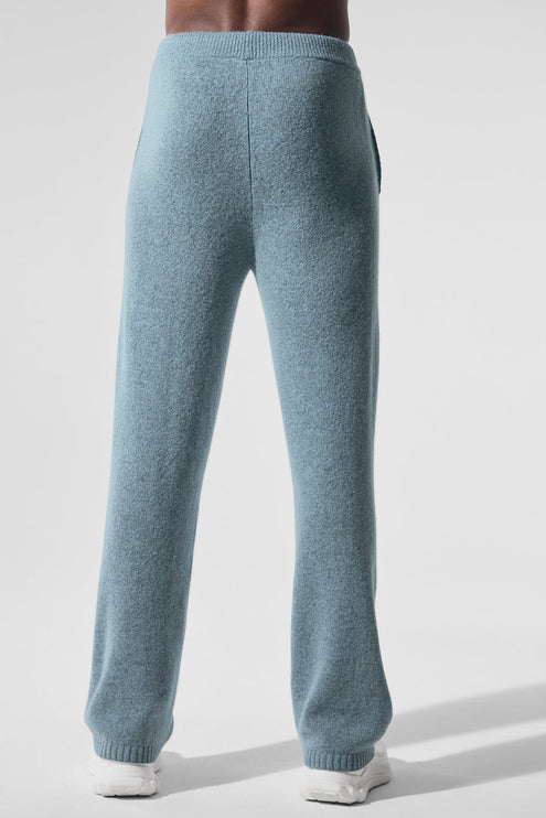 alo Men's New Class Cashmere Sweatpant - Celestial Blue Granite Heather
