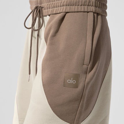 alo Women's 7" Make Waves Short - Ivory/Bone/Gravel