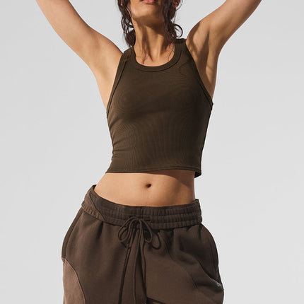 alo Women's 7" Make Waves Short - Espresso Tonal