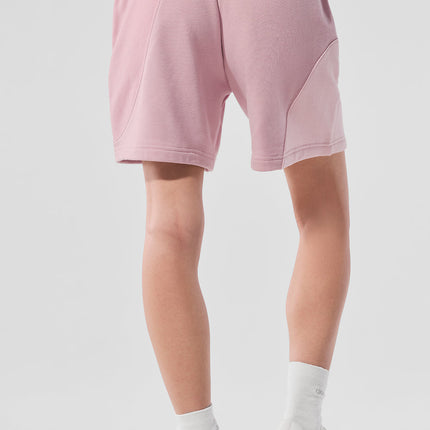 alo Women's 7" Make Waves Short - Sunset Pink Tonal