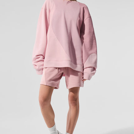 alo Women's 7" Make Waves Short - Sunset Pink Tonal